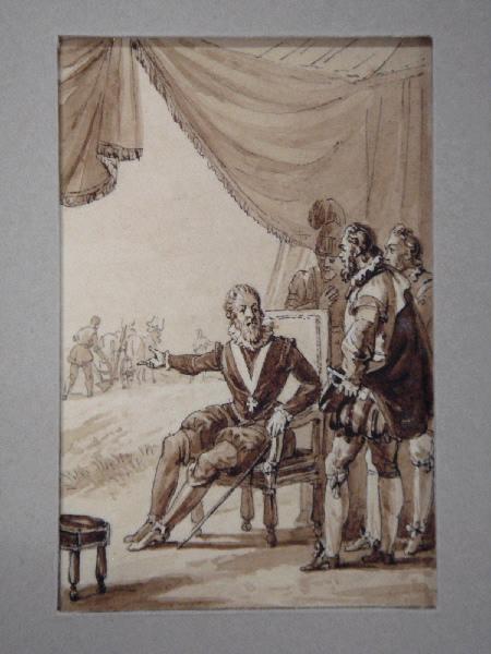 La Henriade : Henri IV en conversation avec ses conseillers, Achille-Louis Martinet, 19e siècle