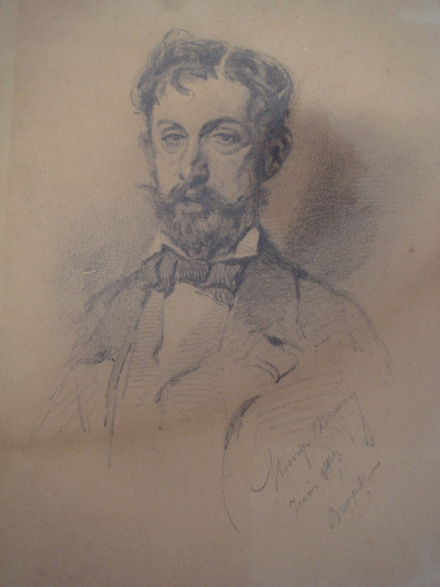Portrait d'homme, Henry Monnier, 1853