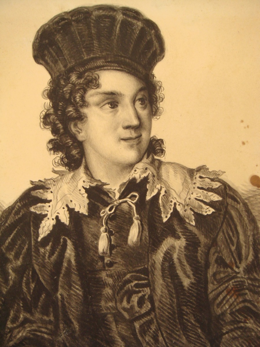 Acteur, Jules Porreau, 1836