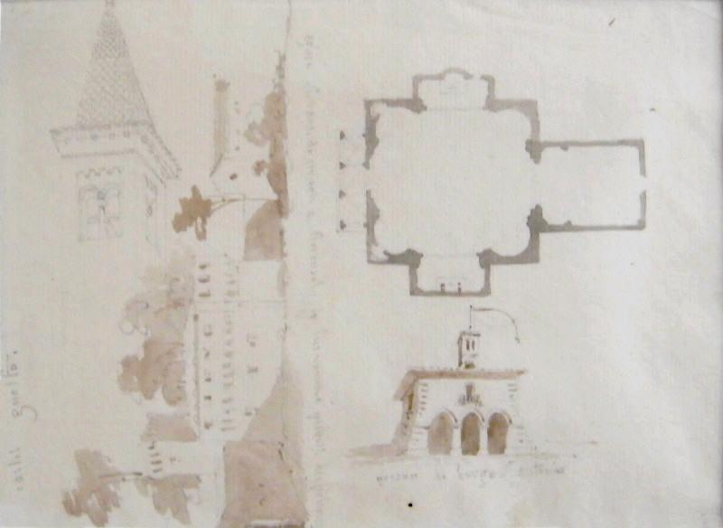Vue du Castel Guelfo et de la prison Borgio san Antonio, Auguste Constantin, 1808