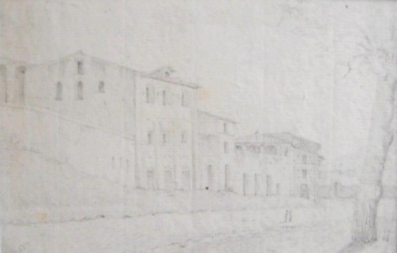 Près de campo vaccino, Rome, Auguste Constantin, 1808