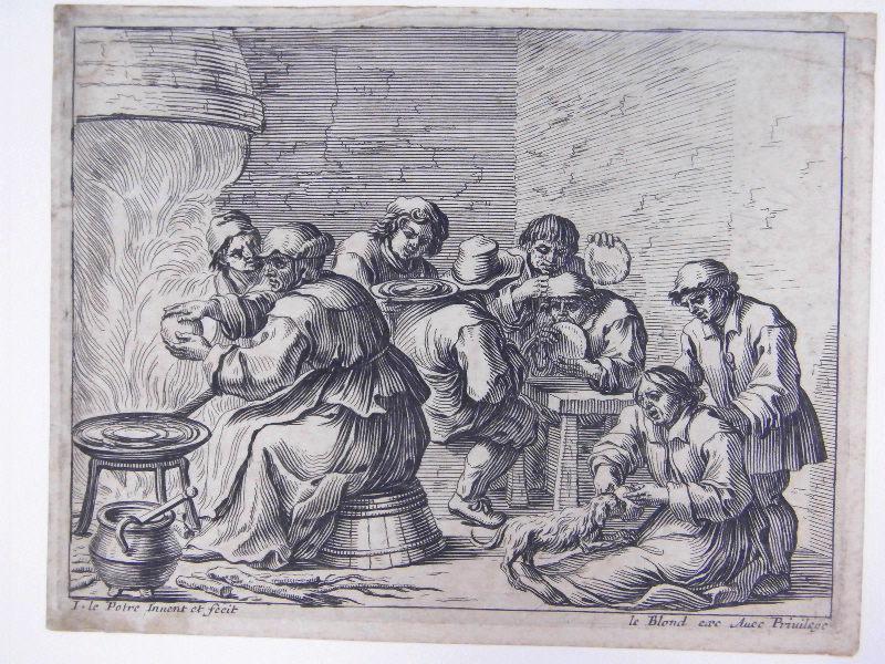 Repas paysan, Jean Le Pautre