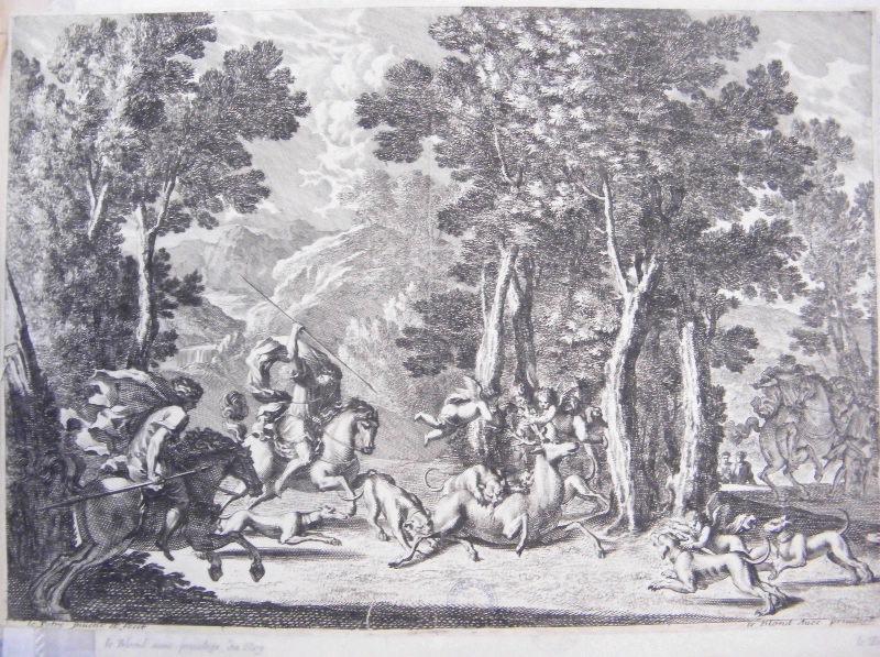 Scène de chasse au cerf, Jean Le Pautre