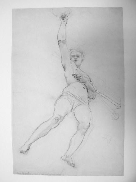 Etude de la Gloire, Paul Baudry, 2e quart 19e siècle