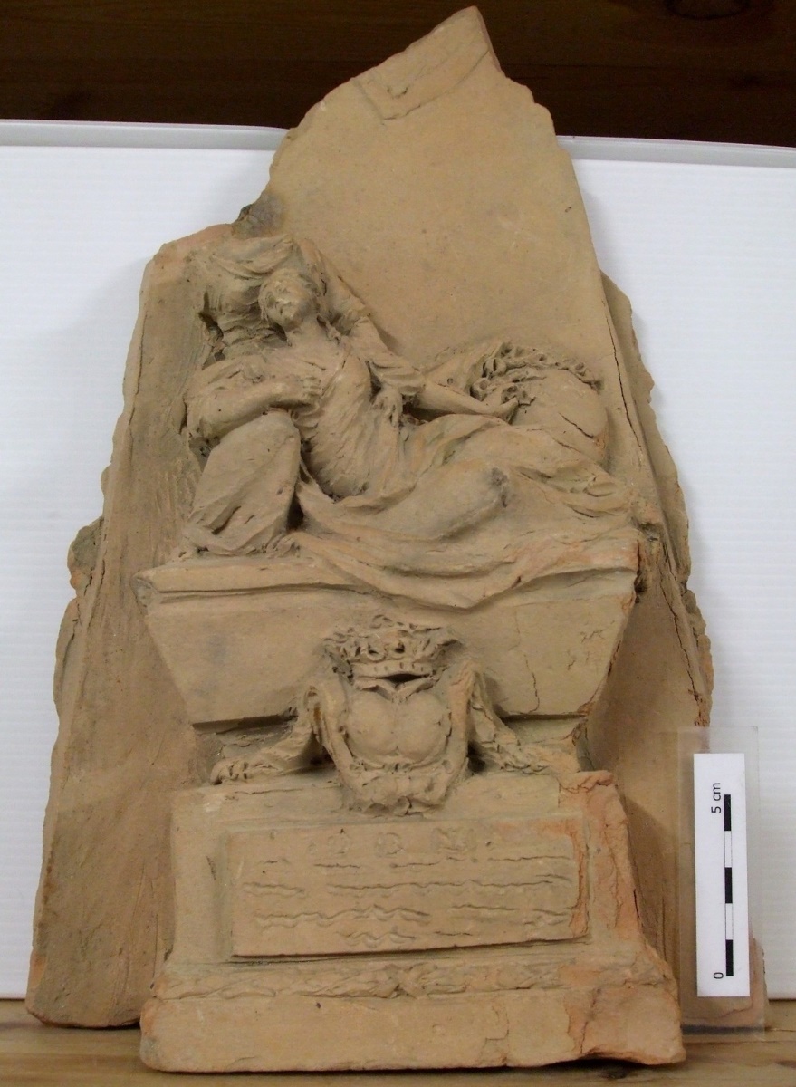Esquisse pour le mausolée du comte d'Harcourt, Jean-Baptiste Pigalle, 1771 Vers