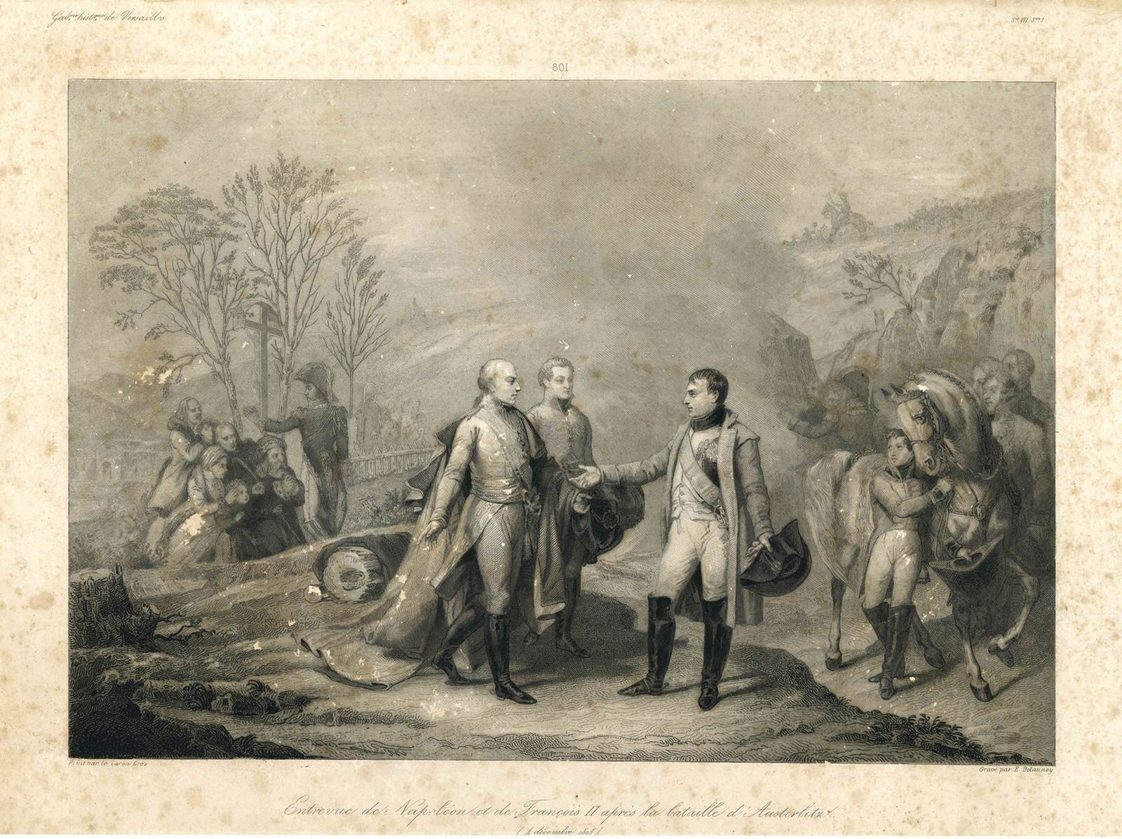 Entrevue de Napoléon et de François II après la bataille d'Austerlitz (4 décembre 1805)_0