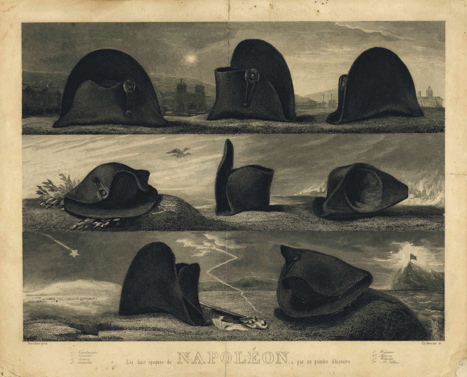 Les 8 époques de Napoléon, Charles Baron de Steuben, 1826