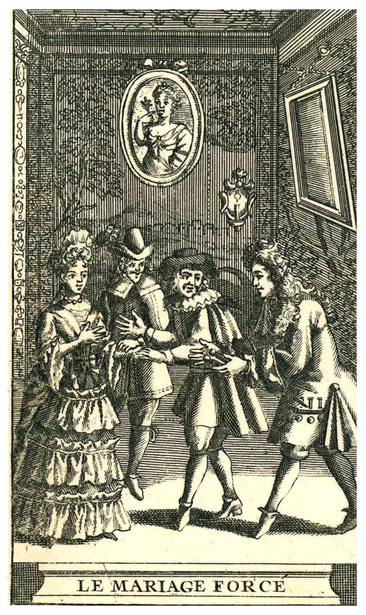 Le Mariage forcé, Pierre Brissart, 17e siècle, 2e moitié 17e siècle