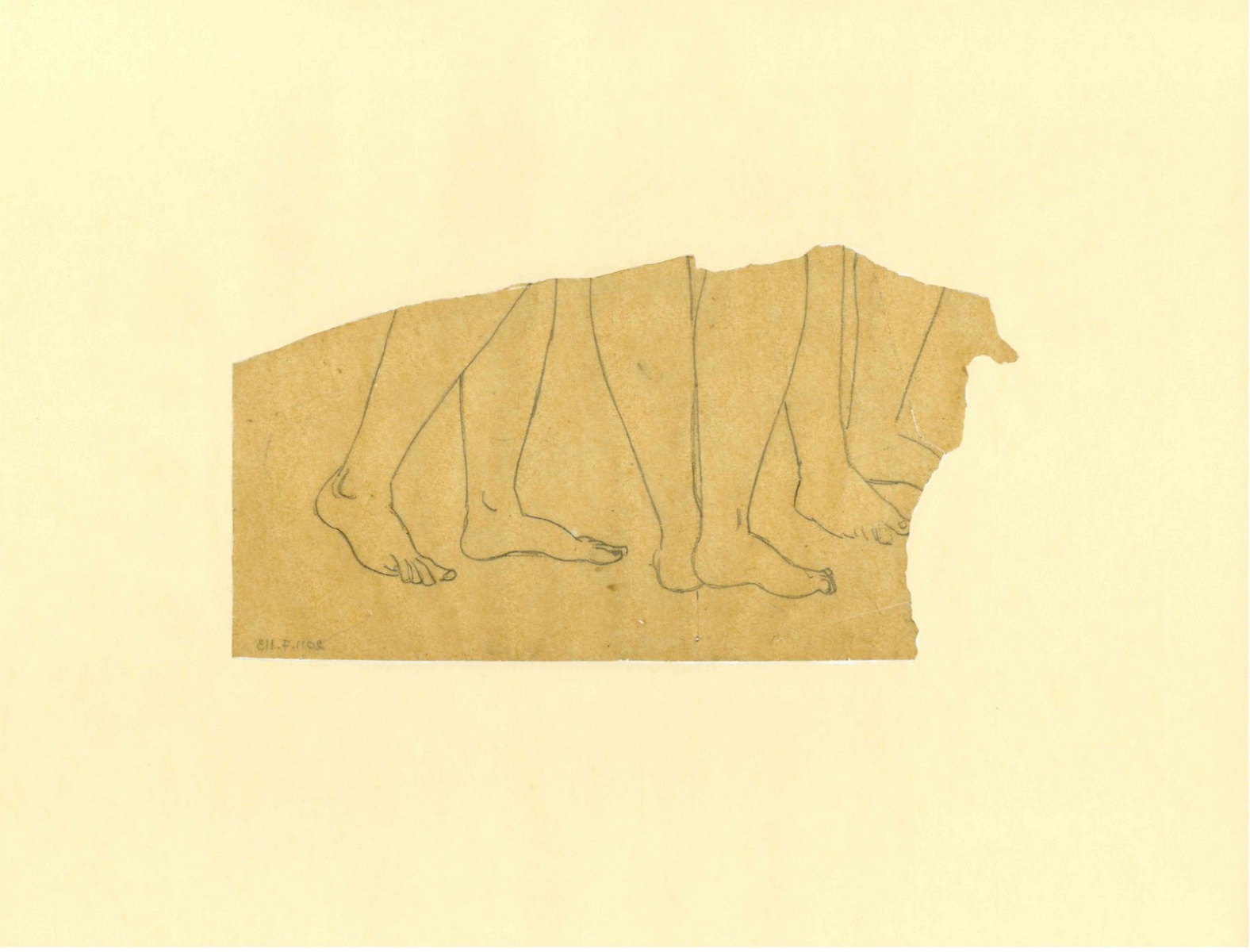 Etude de pieds, Paul Baudry, 1861,1865