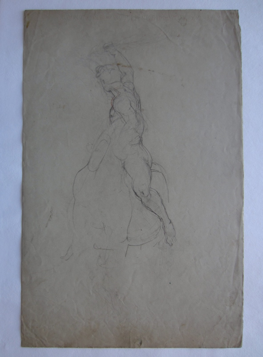Etude pour le cavalier, Paul Baudry, 1861,1865