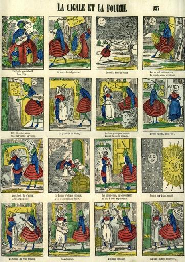 La cigale et la fourmi, I, 1 ; Planche n°997_0