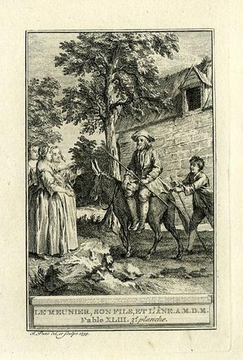 Le Meunier, son Fils et l'Âne, III, 1 (3e planche)_0