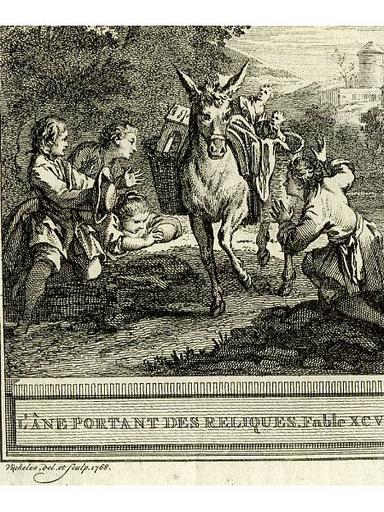 L'âne portant des reliques, V, 14_1