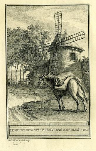 Le mulet se vantant de sa généalogie,VI, 7_0