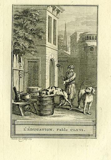 Les deux chien et l'âne mort, VIII, 25_0