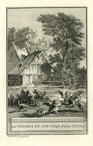 La perdrix et les coqs, X, 7_0