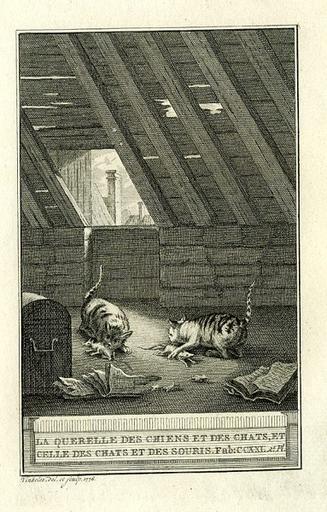 La querelles des chiens et des chats et celle des chats et des souris, XII, 8 (2e planche)_0