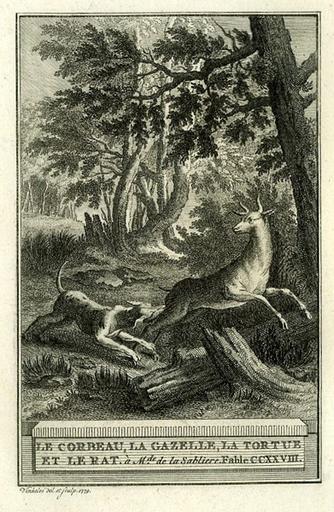 Le corbeau, la gazelle, la tortue et le rat, XII, 15_0