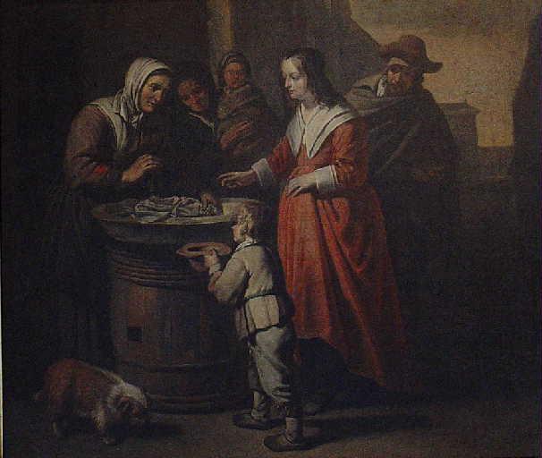 La Marchande de Châtaignes, Le Nain, 1ère moitié 17e siècle