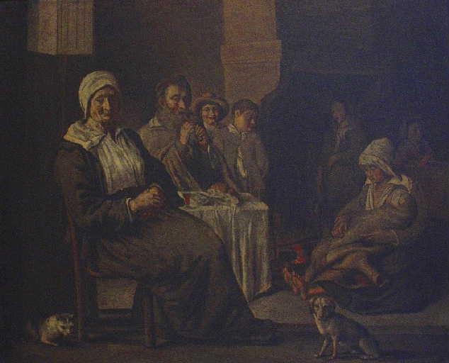 Famille de Paysans, après le Repas, Le Nain, 1ère moitié 17e siècle