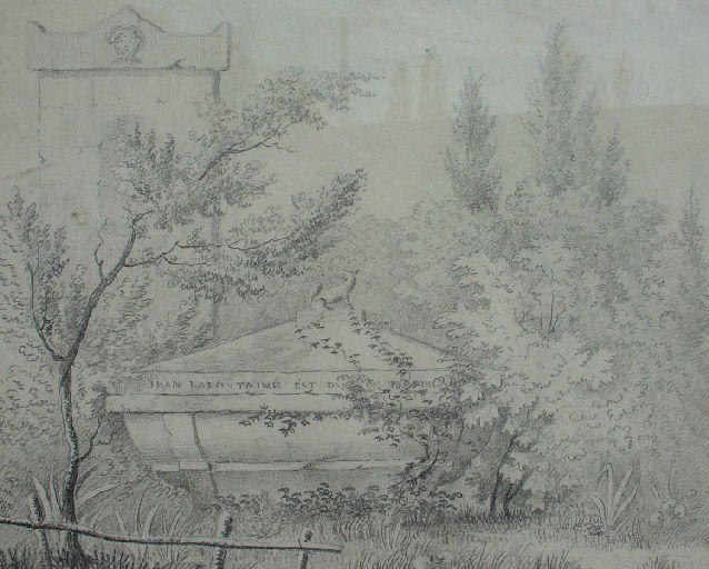 Tombeau de La Fontaine au Père Lachaise, François-Alexandre Pernot, 1812