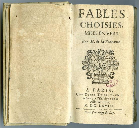 Fables choisies mises en vers par M. de La Fontaine_0