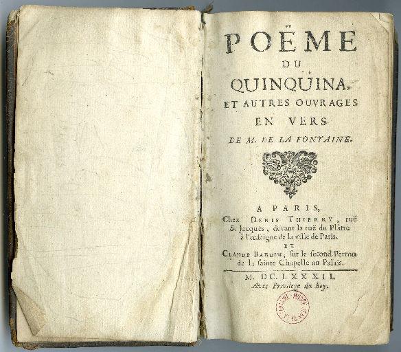 Poème du Quinquina et autres ouvrages en vers_0