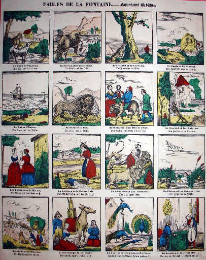 Fables de La Fontaine ; Lafontain's Gedichte (en allemand)_0