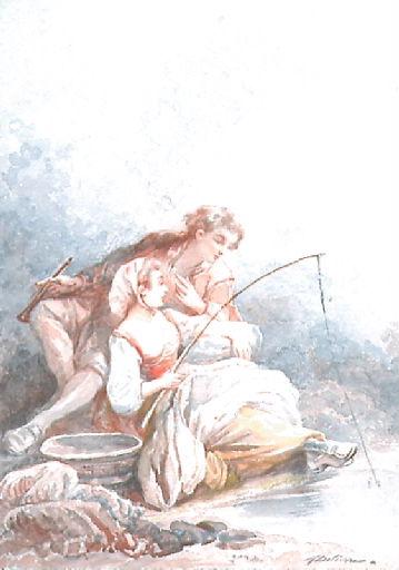 Les Poissons et le Berger qui joue de la flûte, X, 10 (Livre X, fable 10)_0