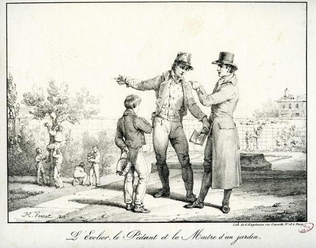 L'Ecolier, le Pédant, et le Maître d'un jardin, IX, 5_0
