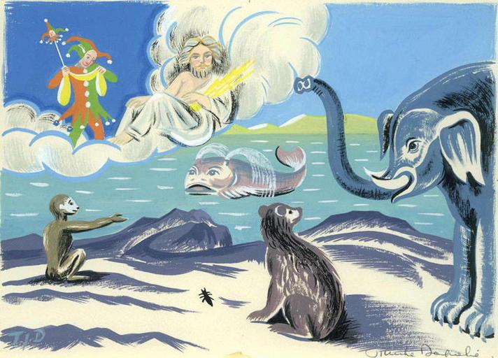 L'Eléphant et le Singe de Jupiter, XII, 21_0