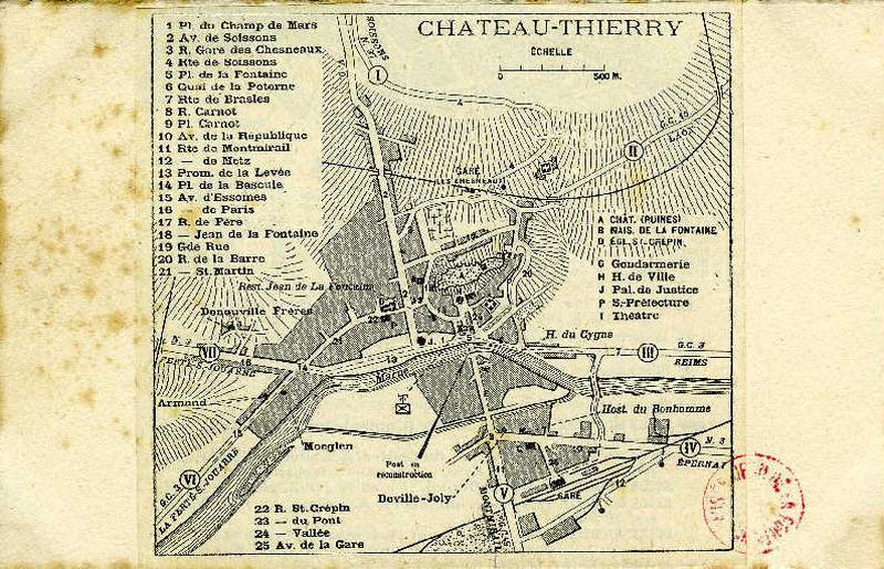 Château-Thierry - Plan de Château-Thierry_0