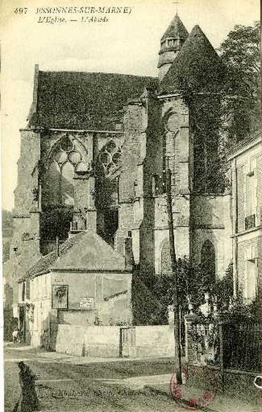 Essômes-sur-Marne - L'église - L'abside_0