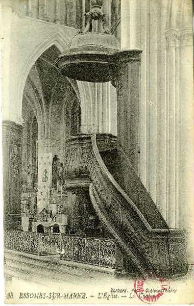 Essômes-sur-Marne - L'église - La chaire_0