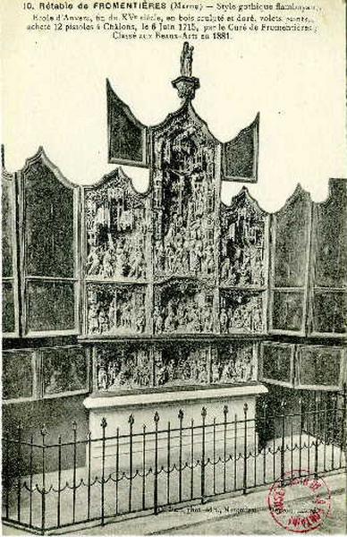 Retable de Fromentières - Style gothique flamboyant_0