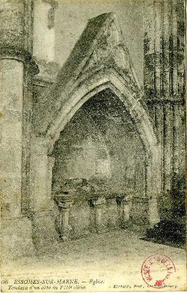 Essômes-sur-Marne - Tombeau d'un abbé du VIIIe siècle_0