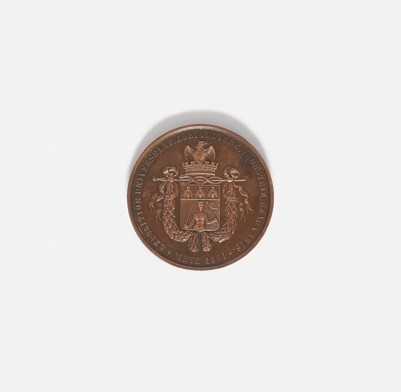 Médaille de bronze de l'exposition universelle de Metz en 1861_1