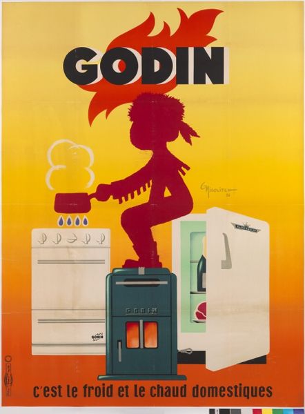 Affiche "Godin, c'est le froid et le chaud domestique"_0