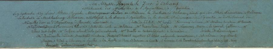 Le duc d'Orléans remettant une médaille d'or au berger Joseph Dantan, lors de la distribution des prix du concours d'agriculture, à Saint-Quentin, le 10 septembre 1837_1