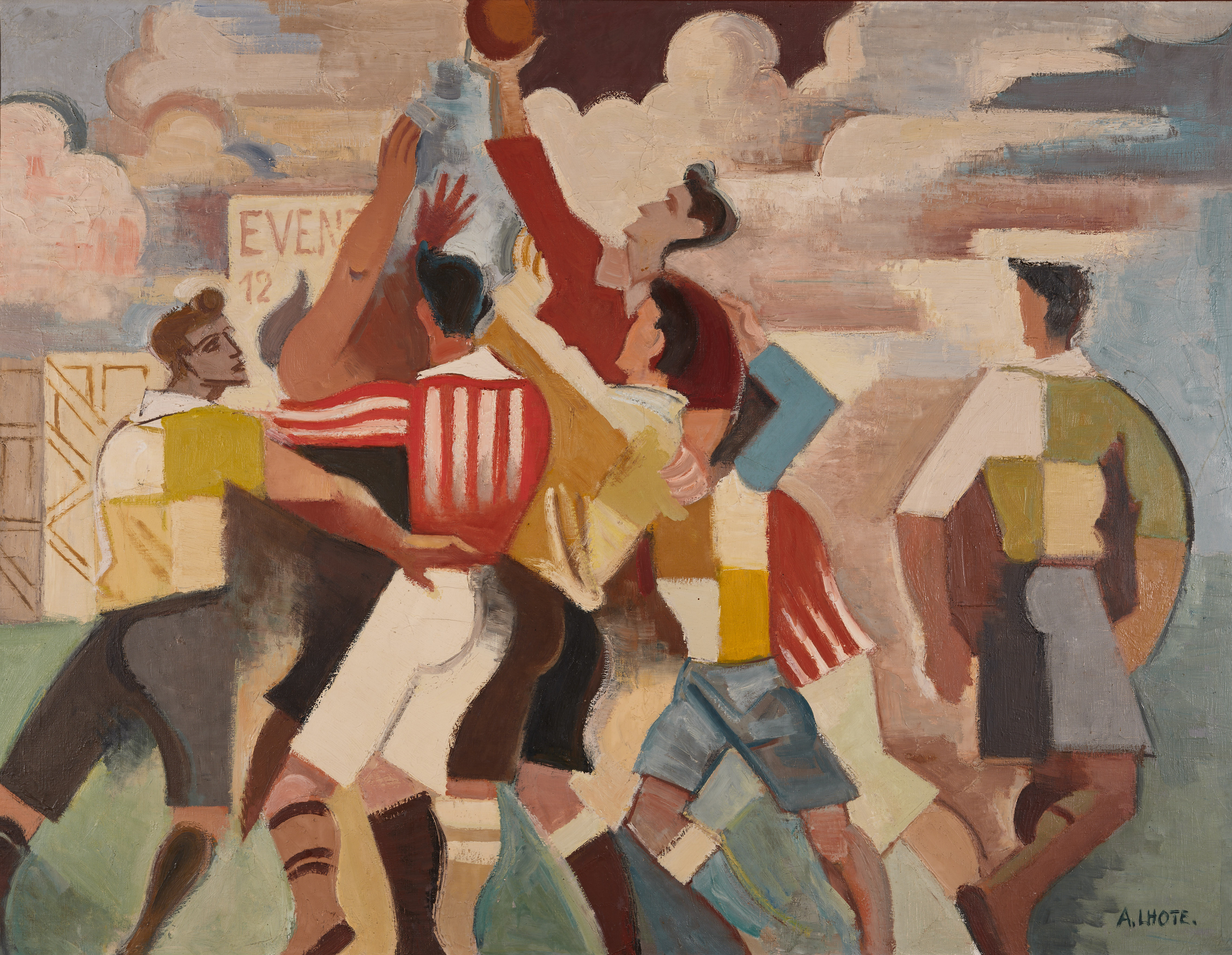 Partie de rugby ou Les Foot-Ballers, Андре Лот