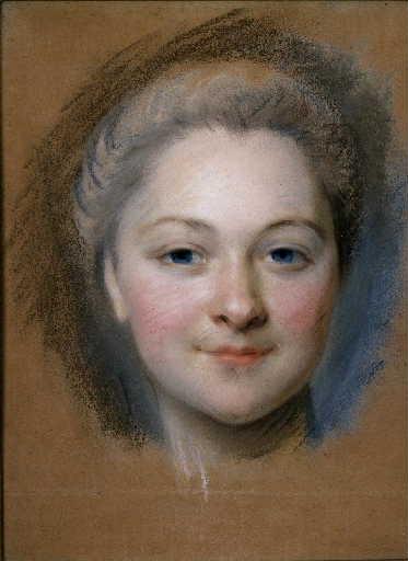 Portrait de femme, dite inconnue n° 5, Maurice Quentin De La Tour, 18e siècle