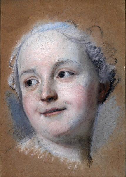 Portrait de jeune fille, dite inconnue n° 2, Maurice Quentin De La Tour, 18e siècle