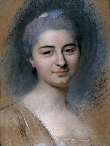 Portrait de femme, dite inconnue n° 4, Maurice Quentin De La Tour, 18e siècle