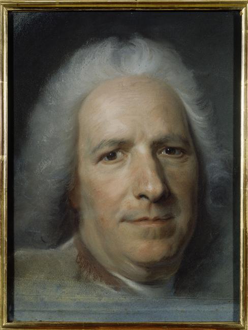 Etude pour un portrait d'homme non identifié (Portrait présumé de Jean-Paris de Montmartel (Debrie-Salmon, 2000, p. 222, fig. 151).), Maurice Quentin De La Tour, 18e siècle