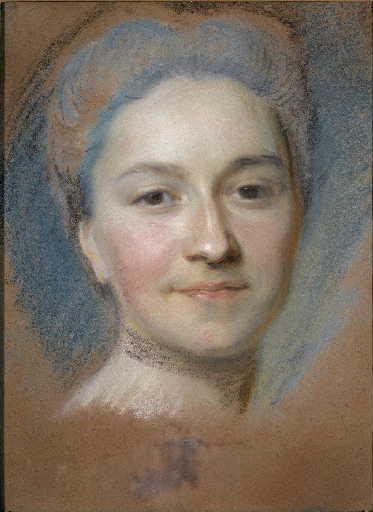 Portrait de femme, dite inconnue n° 7, Maurice Quentin De La Tour, 18e siècle