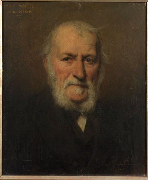 Henri Jean Guillaume Martin à l'âge de soixante-dix ans, Désiré François Laugee, 1881