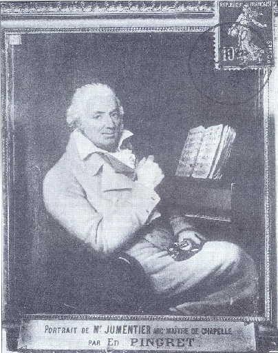 Portrait de Bernard Jumentier assis à un piano, peint d'après nature, Edouard Henri Théophile Pingret, 1823