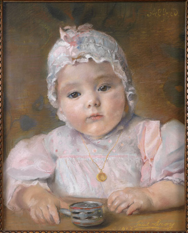 Portrait de son fils Alfred, en buste, Paul Alexandre Alfred Leroy, 1907 /05
