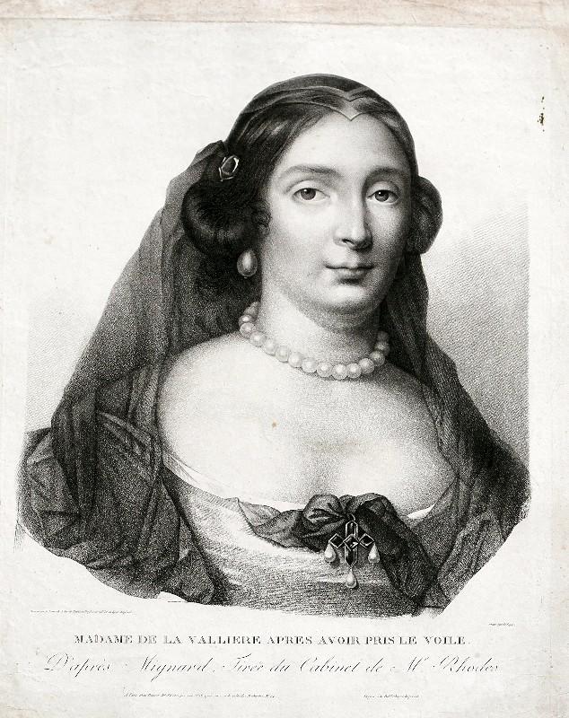 Madame de La Vallière après avoir pris le voile, d'après Mignard, Louis Nicolas Lemasle, 1811