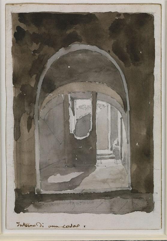 Intérieur de maison, Louis Nicolas Lemasle, 1814-1824